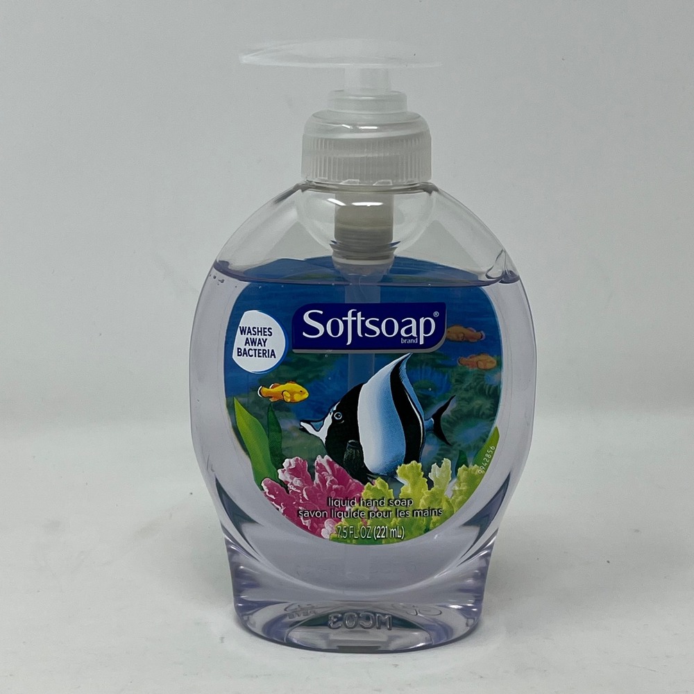 Softsoap Aquarium Series Liquid Hand Soap Tropical Fish Pump Bottle Moorish Idol